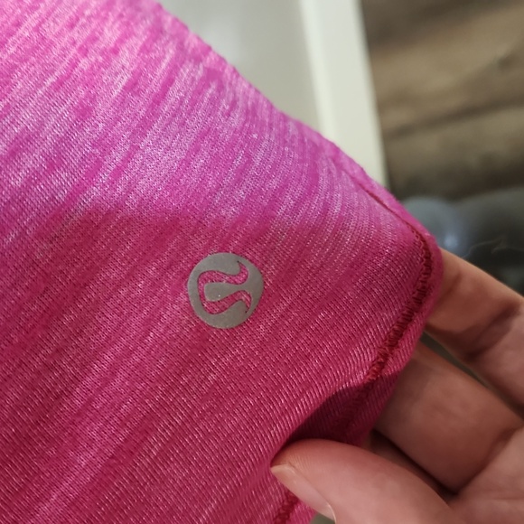💫Lululemon Wild TankHeathered Jewelled Magenta / Dottie Dash White Black - Picture 8 of 10